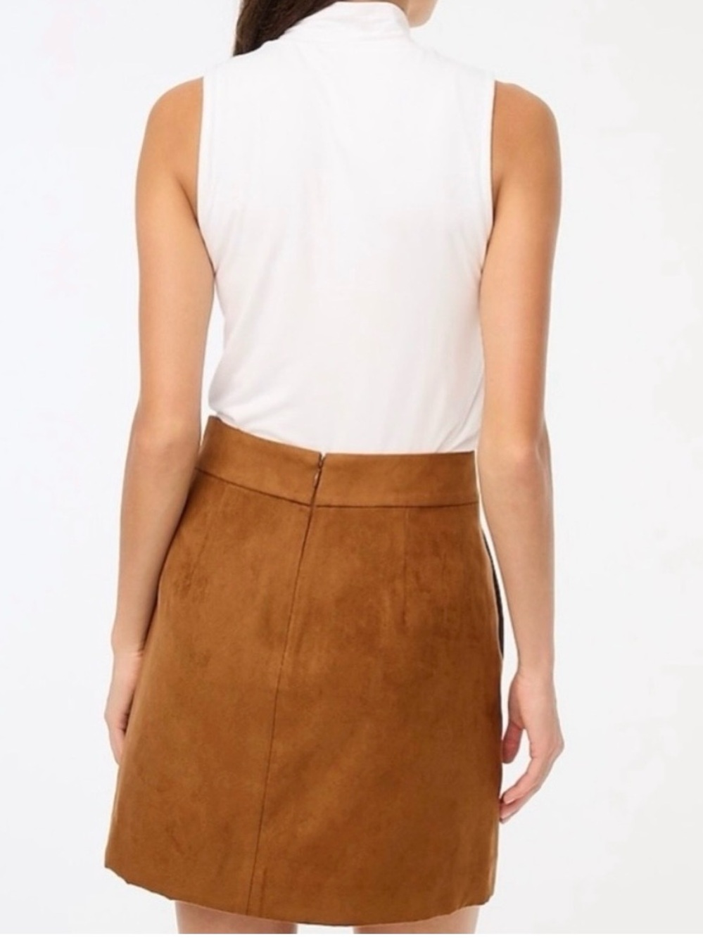 J. Crew Faux-Suede Mini Skirt - Picture 3 of 7